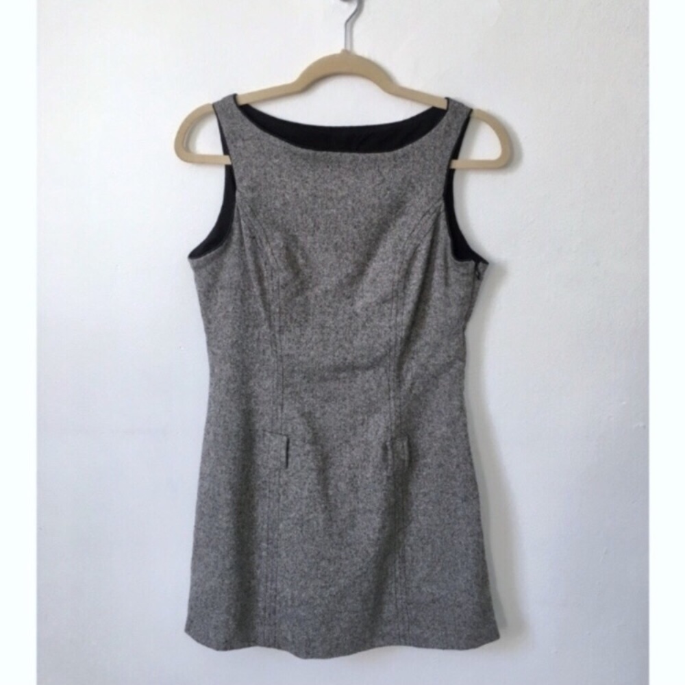 Vintage | tweed sleeveless mini dress | 2